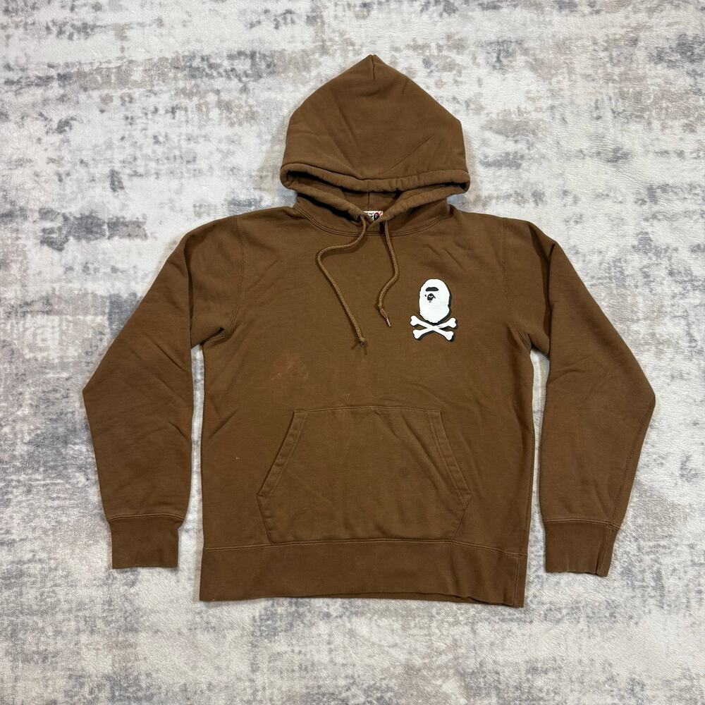 Authentic Bape 2000’s Pirate Store Crossbones Hoodie L